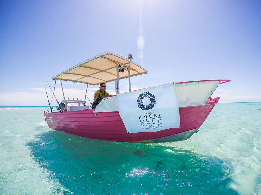 Recreational fisher's Census trial @ Upolu Cay, August 2019Image: Citizens of the Great Barrier Reef